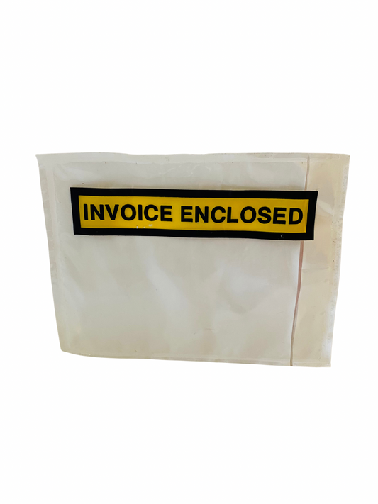Invoice Enclosed Envelopes White 115 x 150mm - 100 PCS