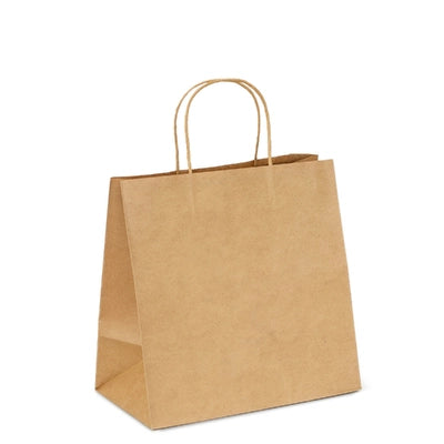 Kraft Paper takeaway Bags - Delivery Size