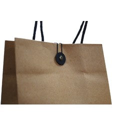 Premium Kraft Bags with Cotton String & Button Closure - Bottle Bag